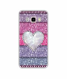 Amazon Brand - Solimo Designer Stone Heart UV Printed Soft Back Case Mobile Cover for Samsung Galaxy J5 (2016)