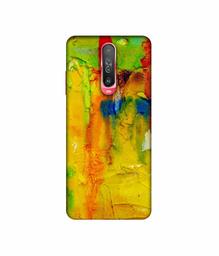 Amazon Brand - Solimo Designer Yellow and Green Paint 3D Printed Hard Back Case Mobile Cover for Poco X2 / Mi Redmi K30