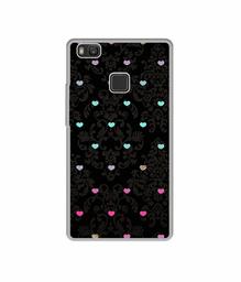 Amazon Brand - Solimo Designer Heart Texture UV Printed Soft Back Case Mobile Cover for Huawei Honor 8 Smart