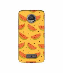 Amazon Brand - Solimo Designer Watermelon Pattern 3D Printed Hard Back Case Mobile Cover for Moto Z2 Play