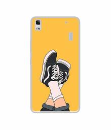 Amazon Brand - Solimo Designer Boy Shoes Pattern UV Printed Soft Back Case Mobile Cover for Lenovo K3 Note / A7000