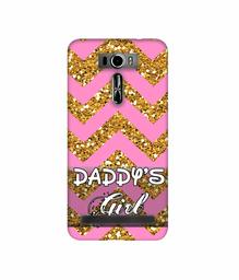 Amazon Brand - Solimo Designer Daddy's Girl 3D Printed Hard Back Case Mobile Cover for Asus Zenfone 2 Laser ZE601KL