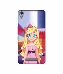 Amazon Brand - Solimo Designer Small Princess Vector 3D Printed Hard Back Case Mobile Cover for Micromax Canvas Juice 3Plus Q394