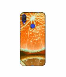 Amazon Brand - Solimo Designer Orange Slice 3D Printed Hard Back Case Mobile Cover for Xiaomi Redmi Note 7 Pro