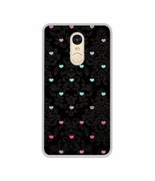 Amazon Brand - Solimo Designer Heart Texture UV Printed Soft Back Case Mobile Cover for Mi Redmi Note 4