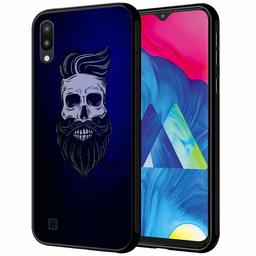 Amazon Brand - Solimo Designer Beard Skull Printed Hard Back Case Mobile Cover for Samsung Galaxy M10 (D1189)