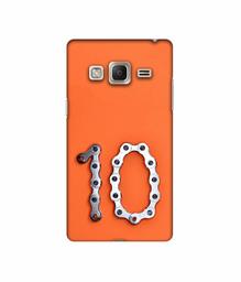 Amazon Brand - Solimo Designer Number Ten 3D Printed Hard Back Case Mobile Cover for Samsung Z3