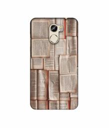 Amazon Brand - Solimo Designer Books Texture 3D Printed Hard Back Case Mobile Cover for Gionee X1