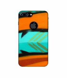 Amazon Brand - Solimo Designer Brush Art 3D Printed Hard Back Case Mobile Cover for Apple iPhone 7 Plus (Logo Cut)