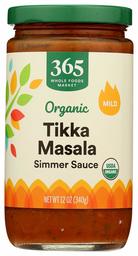 365 Everyday Value, Organic Tikka Masala Sauce, 12oz