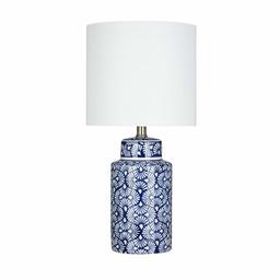 Amazon Brand – Ravenna Home Global Ceramic Table Lamp, Bulb Included, 20