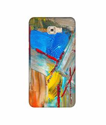 Amazon Brand - Solimo Designer Randam Multicolor Mash 3D Printed Hard Back Case Mobile Cover for Samsung Galaxy C7 Pro