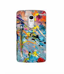 Amazon Brand - Solimo Designer Paint Texture 3D Printed Hard Back Case Mobile Cover for Lenovo Vibe X3