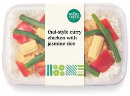 Whole Foods Market, Thai-Style Curry Chicken with Jasmine Rice, 14 oz