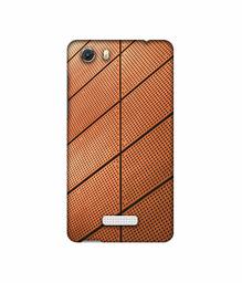 Amazon Brand - Solimo Designer Leather Texture 3D Printed Hard Back Case Mobile Cover for Micromax Canvas Unite 3 Q372