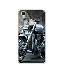 Amazon Brand - Solimo Designer Motorcycle UV Printed Soft Back Case Mobile Cover for Vivo V3