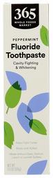 365 EVERYDAY VALUE Fluoride Cavity Fighting and Whitening Toothpaste, 5.5 OZ