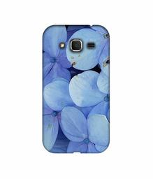 Amazon Brand - Solimo Designer Light Blue Flower Photography 3D Printed Hard Back Case Mobile Cover for Samsung Galaxy Core Prime