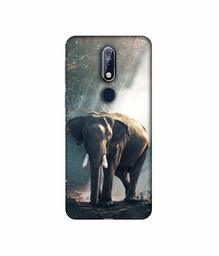 Amazon Brand - Solimo Designer Elephant 3D Printed Hard Back Case Mobile Cover for Nokia 7.1