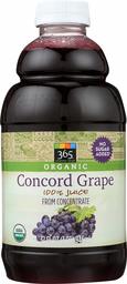 365 Everyday Value, Organic 100% Juice from Concentrate, Concord Grape, 32 fl oz