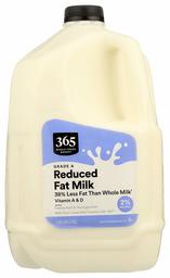 365 by Whole Foods Market, Grade A Milk, Reduced Fat, 128 Fl Oz