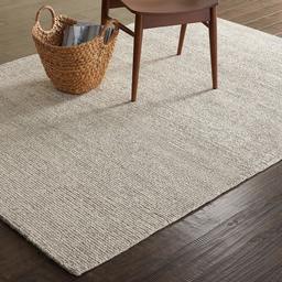 Amazon Brand – Rivet Contemporary Striated Jute Area Rug, 7' 5