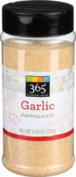 365 EVERYDAY VALUE Value Size Garlic Granules, 9.59 OZ