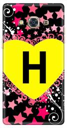 Amazon Brand - Solimo Designer Heart Pattern Alphabet-H 3D Printed Hard Back Case Mobile Cover for Samsung Galaxy J3 Pro