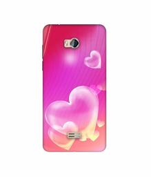 Amazon Brand - Solimo Designer Heart Abstract 3D Printed Hard Back Case Mobile Cover for Micromax Bolt Q336