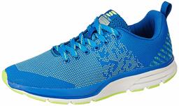 Amazon Brand - Symactive Men's Blue/Neon Running Shoes-9 UK (SYM-YS-010C)