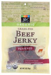 365 Everyday Value, Beef Jerky, Peppered, 3 oz