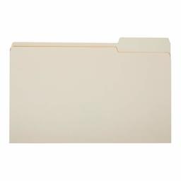 AmazonBasics File Folder - Basic, 1/3 Tab, Manila, Legal, 100 per Box