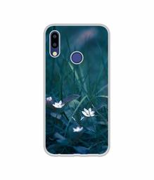 Amazon Brand - Solimo Designer White Flower UV Printed Soft Back Case Mobile Cover for Tecno Camon i2