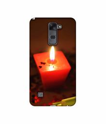 Amazon Brand - Solimo Designer Candle Light 3D Printed Hard Back Case Mobile Cover for LG Stylus 2