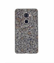 Amazon Brand - Solimo Designer Marble Pices 3D Printed Hard Back Case Mobile Cover for LeTV Le 2