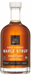 Amazon Fresh Exclusive Organic First Harvest Pure Vermont Maple Syrup, Golden Color Delicate Taste, 12.7 Fl Oz