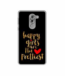 Amazon Brand - Solimo Designer Happy Girls are The Prettiest UV Printed Soft Back Case Mobile Cover for Huawei Honor 6X