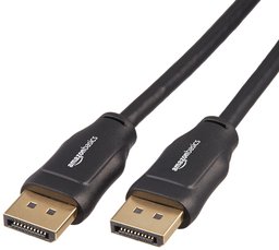 AmazonBasics DisplayPort to DisplayPort Cable - 10 Feet, 5-Pack (Renewed)