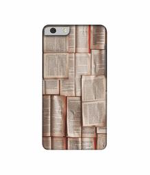 Amazon Brand - Solimo Designer Books Texture 3D Printed Hard Back Case Mobile Cover for Micromax Canvas Knight 2 E471