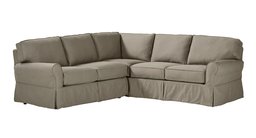 Amazon Brand – Stone & Beam Carrigan Modern Sectional Sofa Couch with Slipcover, 103