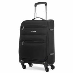 'Lightweight 21 Carry On Travel 55x35x20 cm Wheeled Cabin Case – Suitable for Ryanair, Easyjet, British Airways Flybe Norwegian and many more