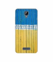 Amazon Brand - Solimo Designer Wooden Pattern 3D Printed Hard Back Case Mobile Cover for Gionee P7 Max