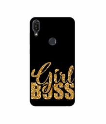 Amazon Brand - Solimo Designer Sparkle Girl Boss 3D Printed Hard Back Case Mobile Cover for Asus Zenfone Max Pro M1 ZB601KL