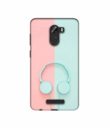 Amazon Brand - Solimo Designer Head Phone 3D Printed Hard Back Case Mobile Cover for Gionee A1 Lite