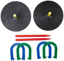 AmazonBasics Rubber Horseshoe Set