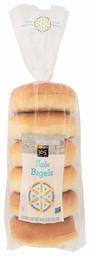 365 Everyday Value, Plain Bagels, 18 oz (Frozen)