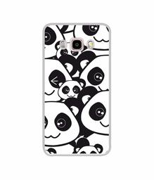 Amazon Brand - Solimo Designer Panda Texture UV Printed Soft Back Case Mobile Cover for Samsung Galaxy J5 (2016)