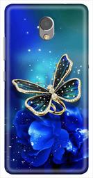 Amazon Brand - Solimo Designer Butterfly Flower Design 3D Printed Hard Back Case Mobile Cover for Lenovo P2