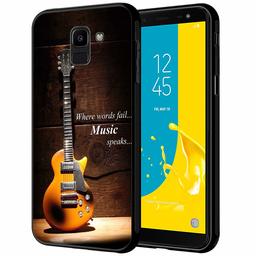 Amazon Brand - Solimo Designer Guitar Printed Hard Back Case Mobile Cover for Samsung Galaxy J6 2018 / Samsung Galaxy On6 (D1156)