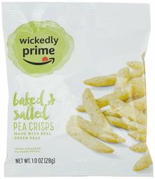 Wickedly Prime Pea Crisps, Snack Pack, 1 Ounce (Pack of 28)